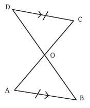 Source geometry diagram with its original vertex labels and given equality marks.